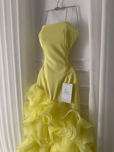 فستان ليموني مورد