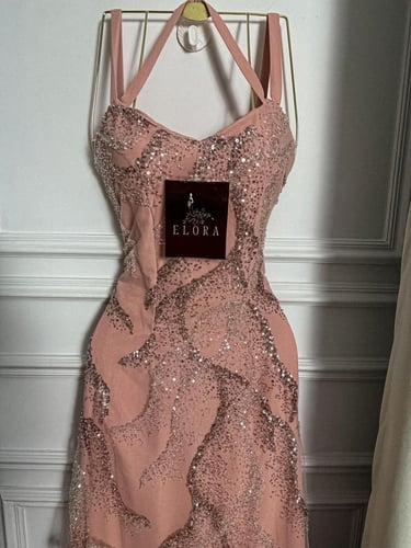 فستان لحمي سهره