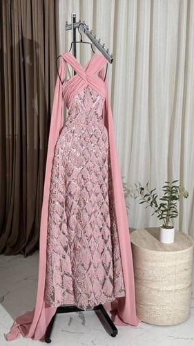 فستان سهره كلفه زهري