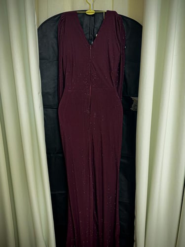 فستان عودي لمعه