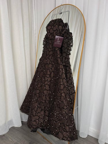 فستان سهره بني راقي