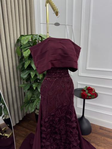 فستان ورد خرز ميكادو