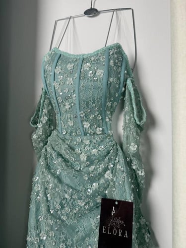 فستان سهره تطريز ورود