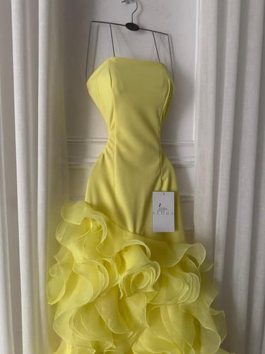 فستان ليموني مورد