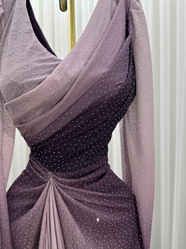 فستان لمعه موف