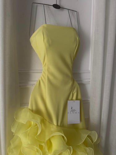 فستان ليموني مورد