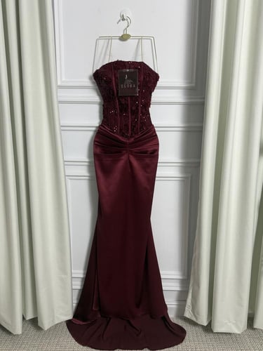 فستان عودي مورد