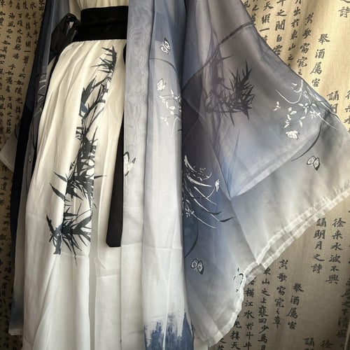 هانفو صيني ابيض و اسود