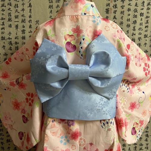 يوكاتا وردي و ملون مع حزام فيونكة