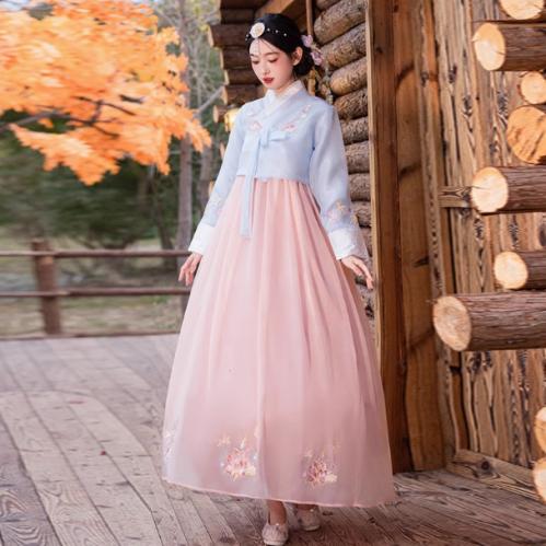 هانبوك كوري ازرق و وردي -إيجار