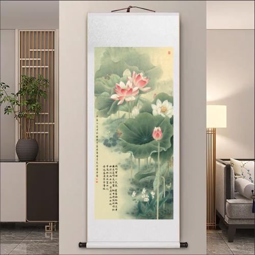 لوحة كبيرة جدًا اللوتس الصينية -إيجار