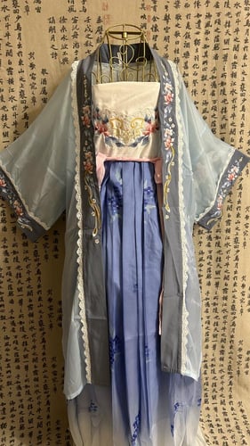 هانفو صيني ازرق