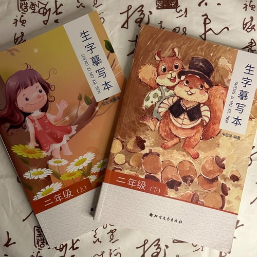 كتب تعليم كتابة الرموز الصينية للمبتدئين