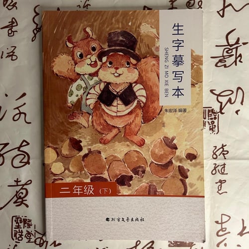 كتب تعليم كتابة الرموز الصينية للمبتدئين