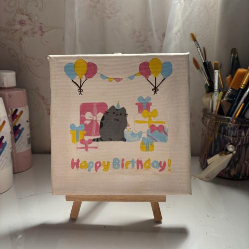 لوحة happy birthday