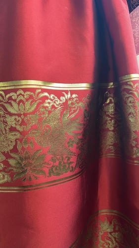 هانبوك الاميرة الكورية احمر و اسود -إيجار