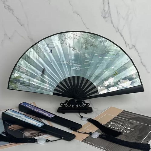 مروحة رسومات آسيوية