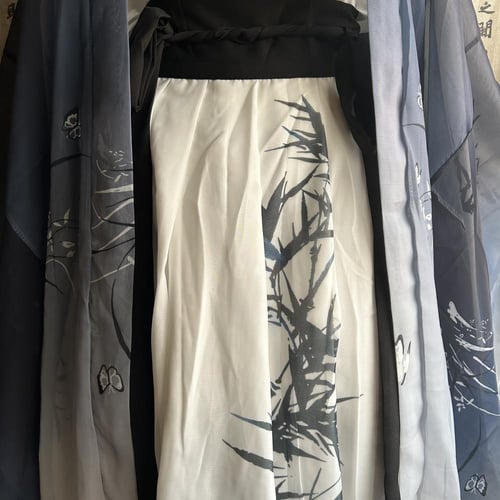 هانفو صيني ابيض و اسود