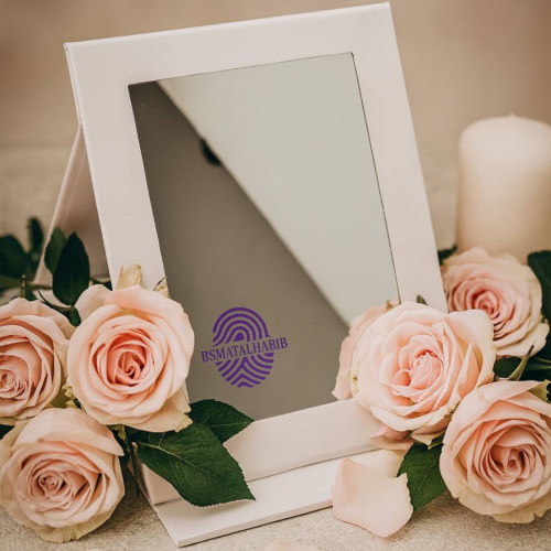 مرايا جلد مربعة – درزن (12 حبة)