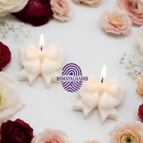 شموع معطرة شكل فيونكة – درزن (12 حبة)