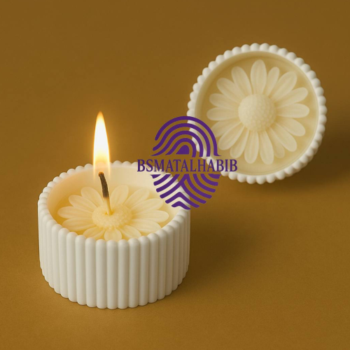 شموع معطرة بعلبة جبس – درزن (12 حبة)