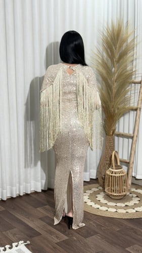 فستان سهره من الترتر