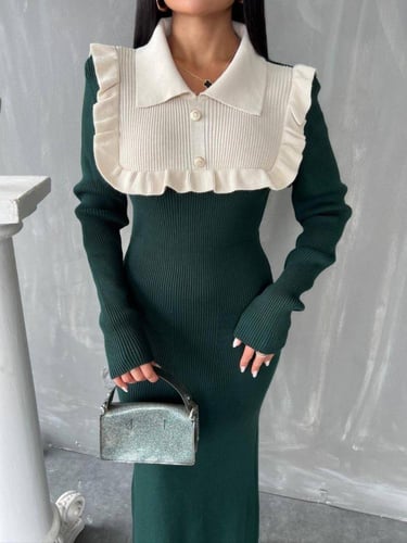 فستان من التريكو