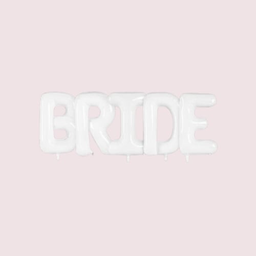 بالون حروف Bride