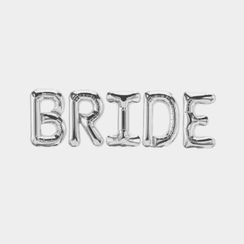 بالون حروف Bride