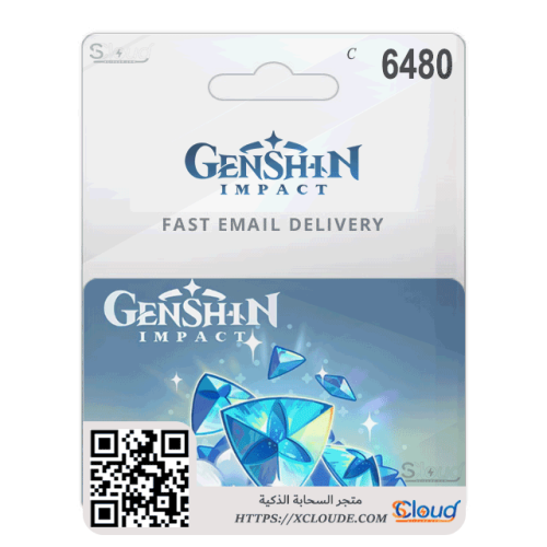 شحن جينشن امباكت 6480 كريستال Genshin impact Cryst...