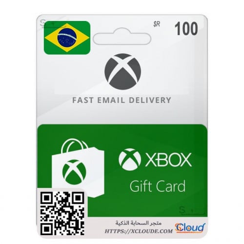 بطاقة اكس بوكس 100 ريال برازيلي