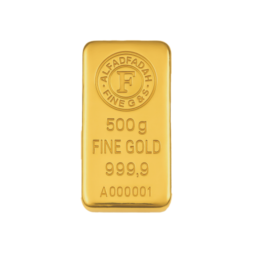 سبيكة ذهب 500g