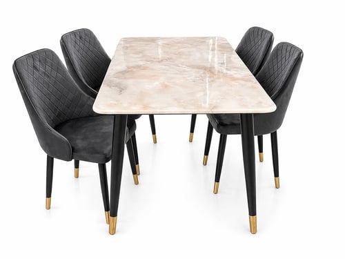Modern dining table for 4 people
