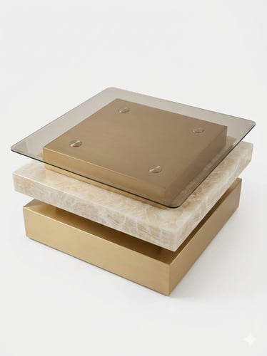 Service table glass