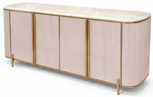 Shovenira console with marble surface