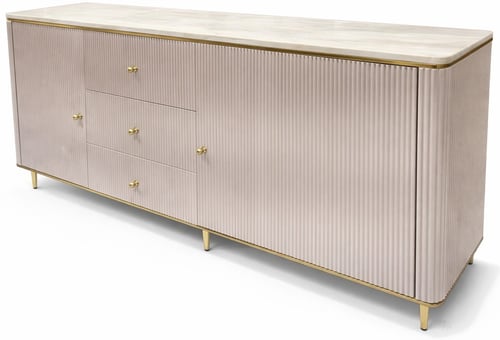 Shovenira console with marble surface
