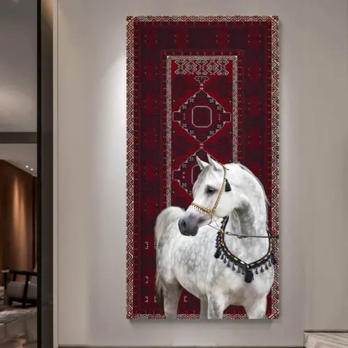 لوحة فن تجريدي مودرن بخطوط انسيابية وألوان محايدة