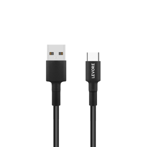 سلك شاحن ليفوري USB الى Type-C بطول 1 م بلاستيك -...