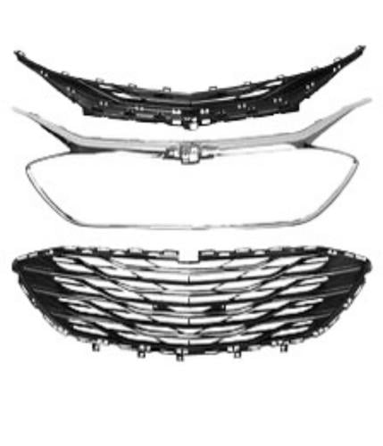 شبك ماليبو 2019-2023 ( كامل 3 قطع )