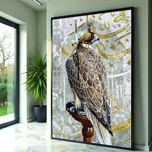 لوحة الصقور بتصميم حصري و مميز