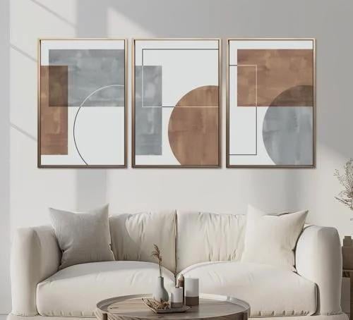 طقم من 3 لوحات بتصميم مودرن