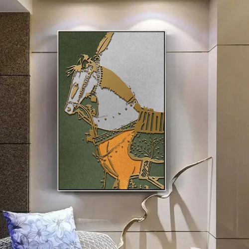 لوحة خيل بتصميم مودرن