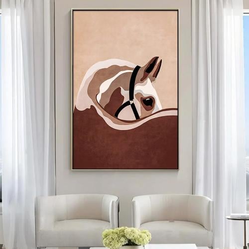 لوحة خيل بتصميم مودرن