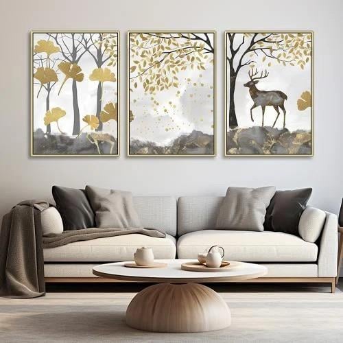 طقم من 3 لوحات بتصميم مودرن