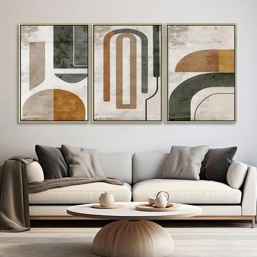 طقم من 3 لوحات بتصميم مودرن