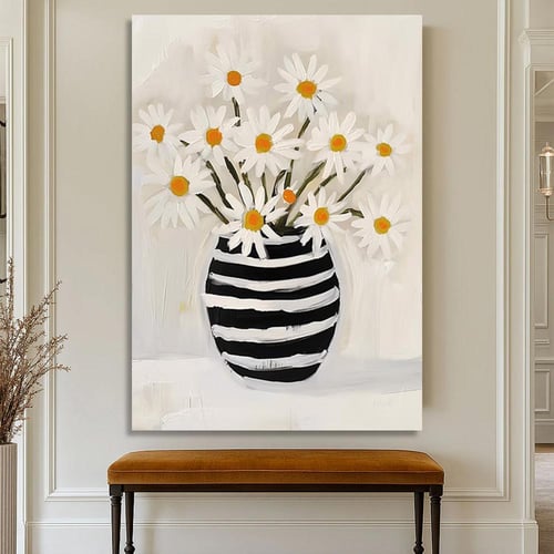 لوحة ورد بتصميم مودرن