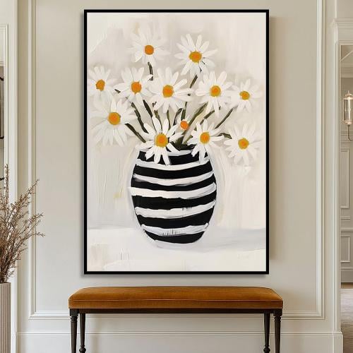 لوحة ورد بتصميم مودرن