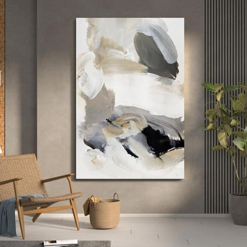 لوحة فن تجريدي بتصميم مودرن