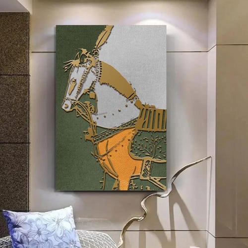 لوحة خيل بتصميم مودرن