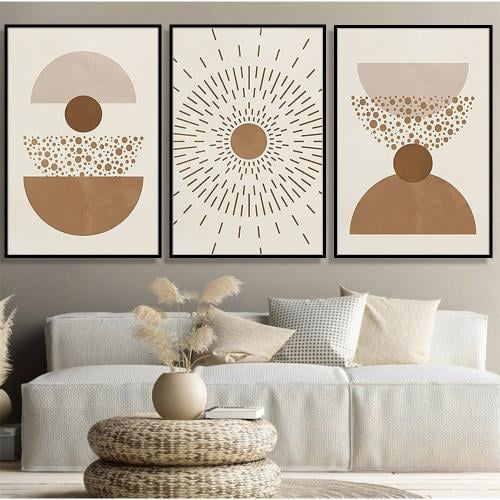 طقم من 3 لوحات بتصميم مودرن